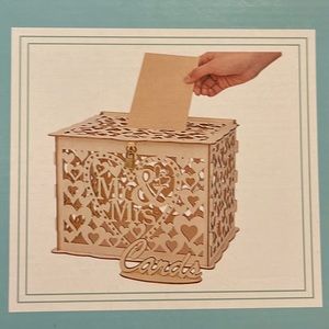 Mr. & Mrs. Wood card box
